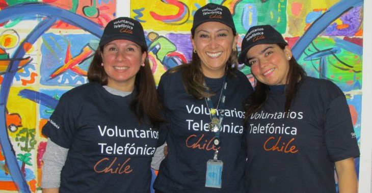 Fundación Telefónica Chile, marcando la diferencia con el voluntariado internacional