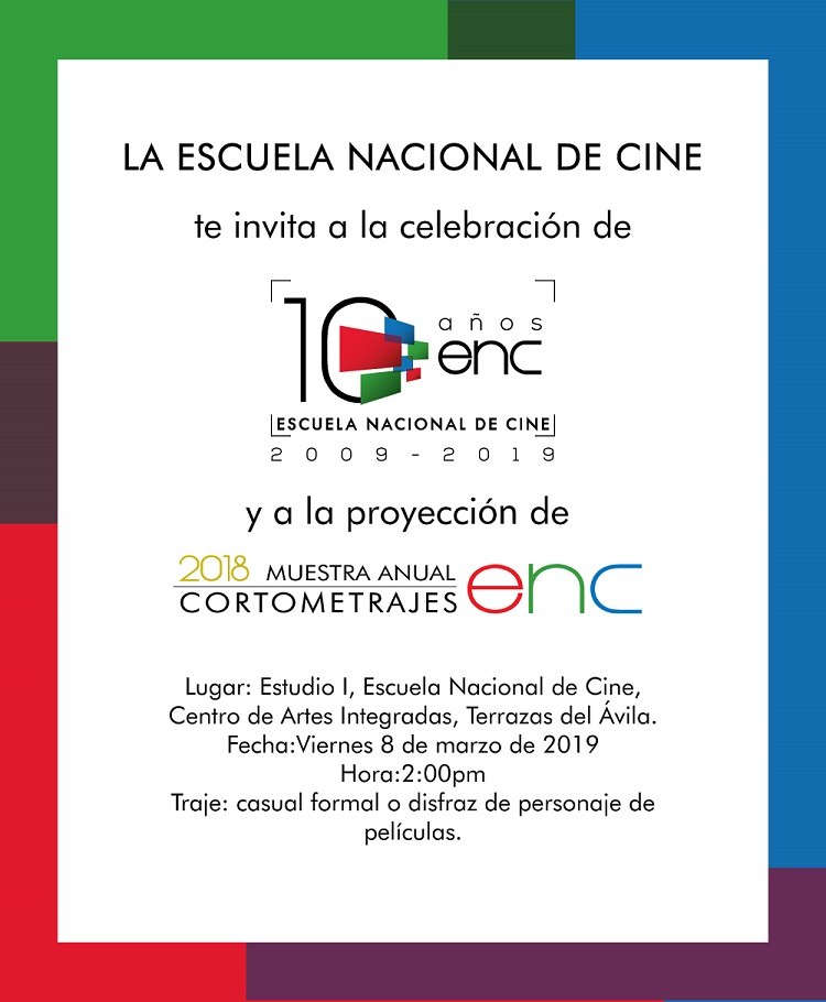 10mo Aniversario de la Escuela Nacional de Cine en Venezuela