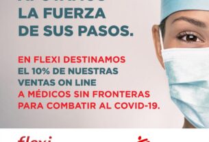 Flexi destina 10% de sus ventas on line para combatir al COVID-19