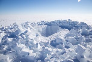 El glaciar Thwaites se derrite demasiado rápido en la Antártida