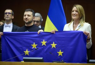 Zelensky pide iniciar adhesión de Ucrania a la Unión Europea