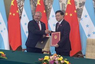 Honduras formalizó el restablecimiento de las relaciones con China