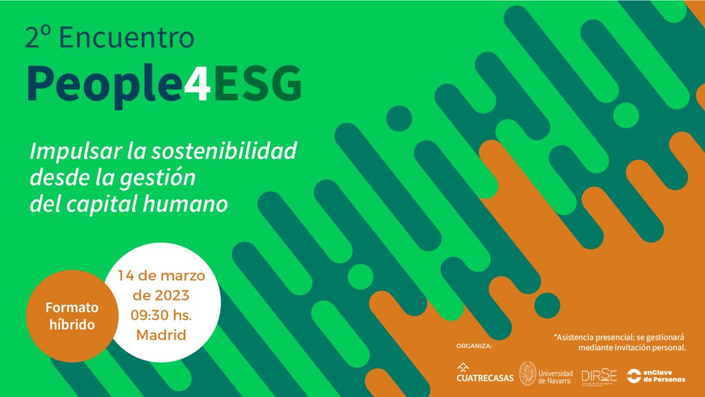 #People4ESG, 14 de marzo ¿Nos vemos en Madrid?