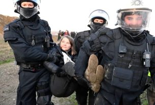 Detienen a Greta Thunberg durante protesta en Noruega