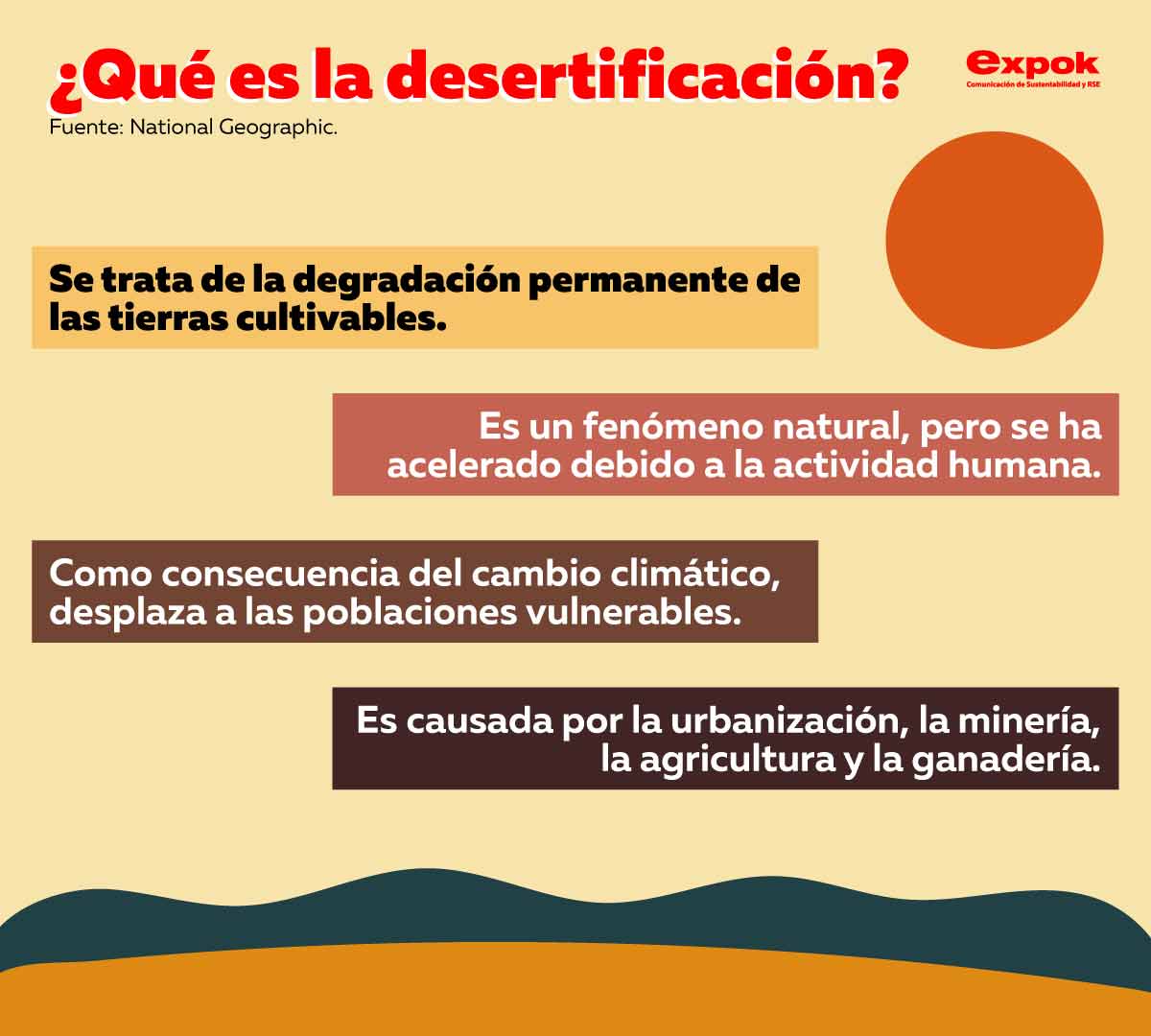 ¿Qué es la desertificación? - ExpokNews