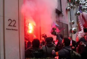 Protestas contra reforma a las pensiones en Francia llegó a tiendas de lujo