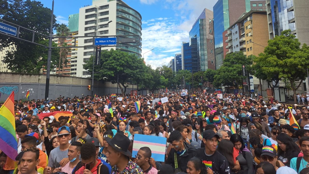 Activistas LGBTI convocaron a la marcha del Orgullo en Caracas este 2-J