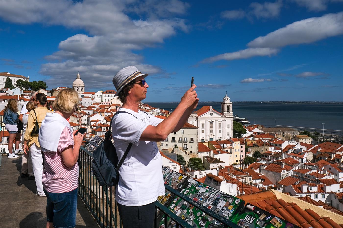 Estadounidenses baten récords turístico en Portugal
