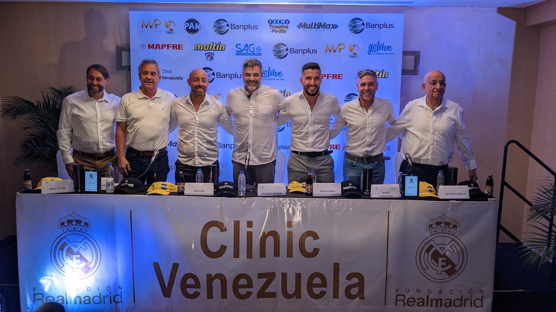 Real Madrid Clinic Venezuela 2023 conversó con medios y periodistas