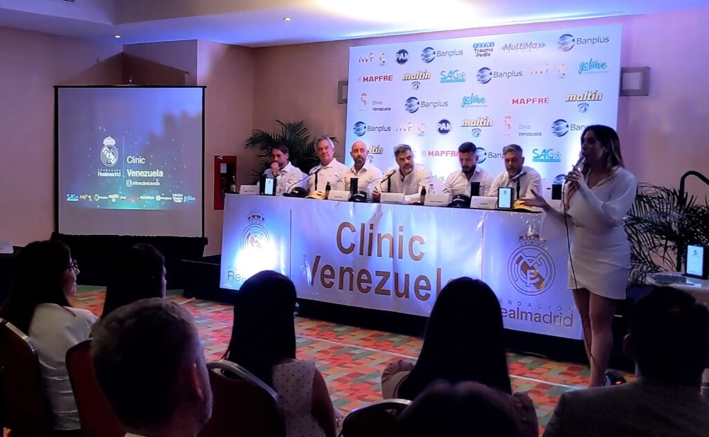 Real Madrid Clinic Venezuela 2023 conversó con medios y periodistas