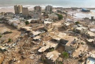 Ciclón en Libia