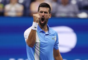 Djokovic venció a Shelton y avanzó a su décima final del US Open