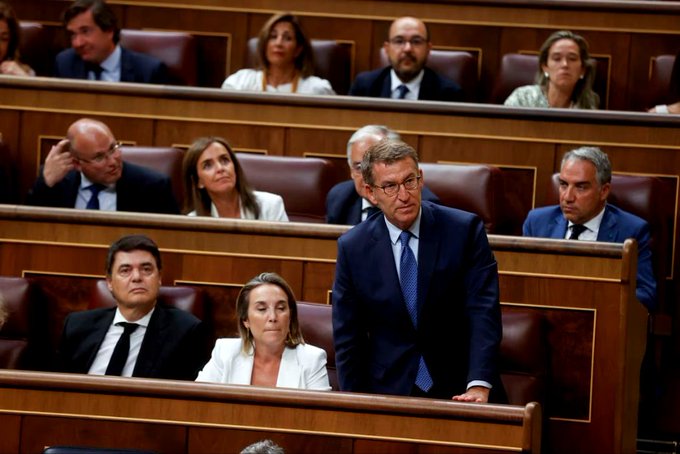 Feijóo no logró ser investido presidente del gobierno español en la primera votación
