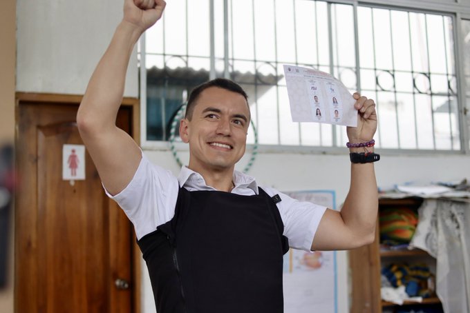 Elecciones en Ecuador: resultados preliminares dan como ganador a Daniel Noboa