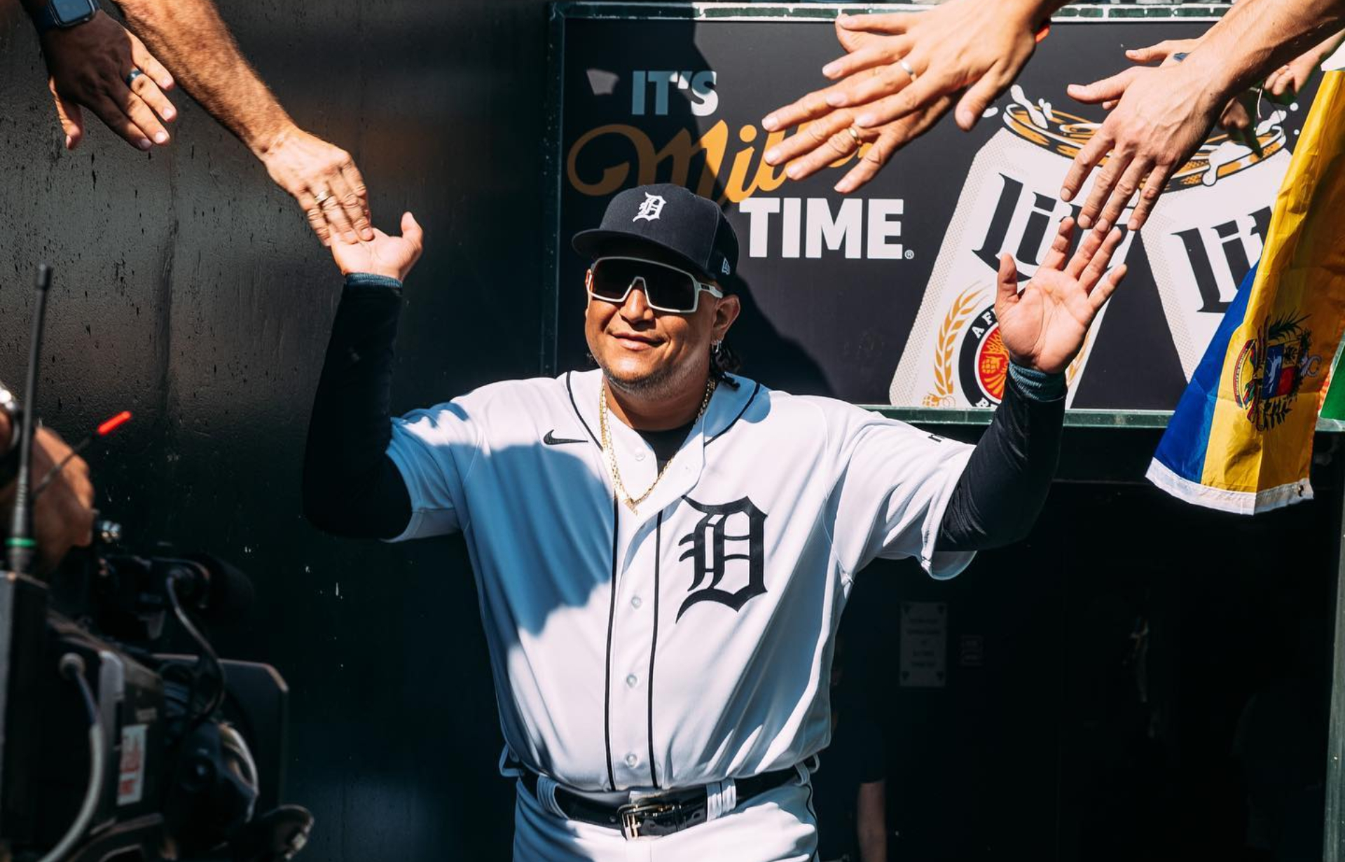 Miguel Cabrera jugó un último y emotivo partido en la MLB