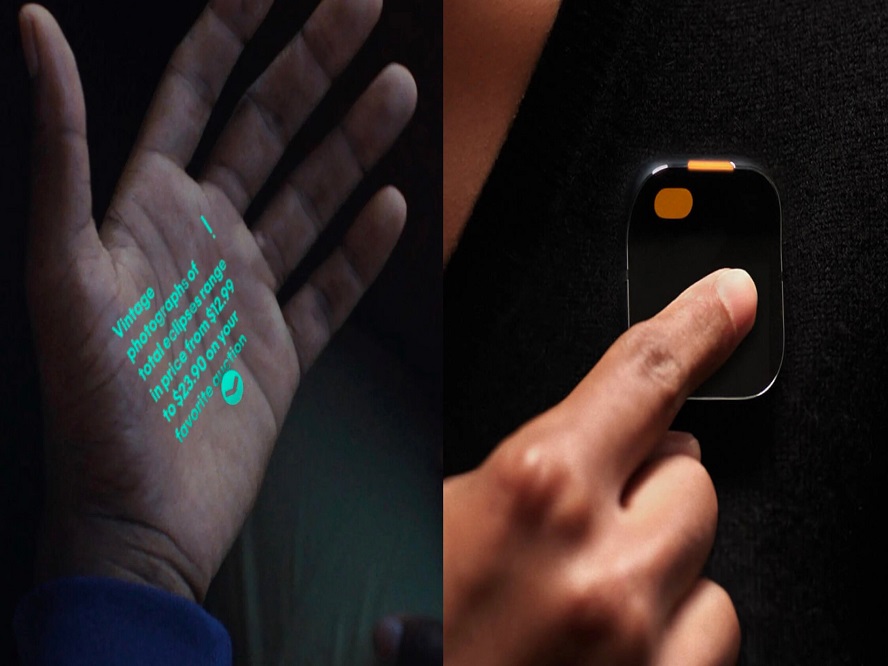 Juanfe Serrano - ‘AI Pin’; Humane presenta revolucionario wearable que busca reemplazar los smartphones - FOTO