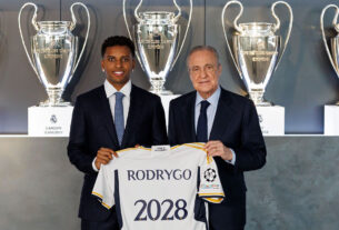 El Real Madrid C. F. y Rodrygo han llegado a un acuerdo para extender el contrato del jugador, asegurando su compromiso con el club hasta el 30 de junio de 2028