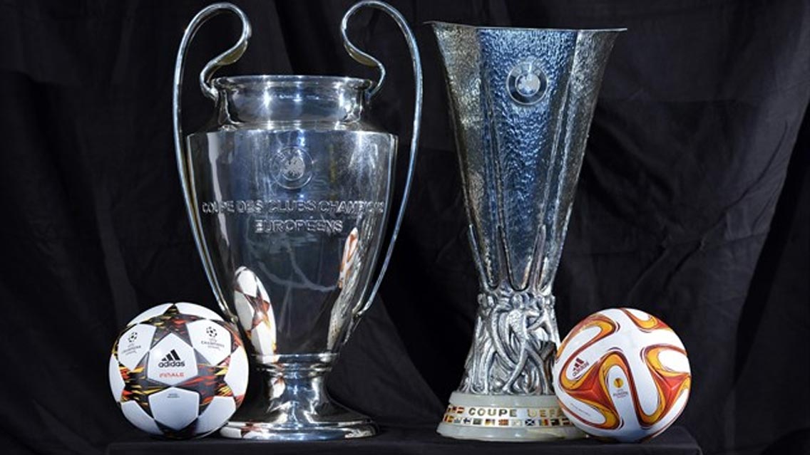 Trofeo de la Champions y Europa League