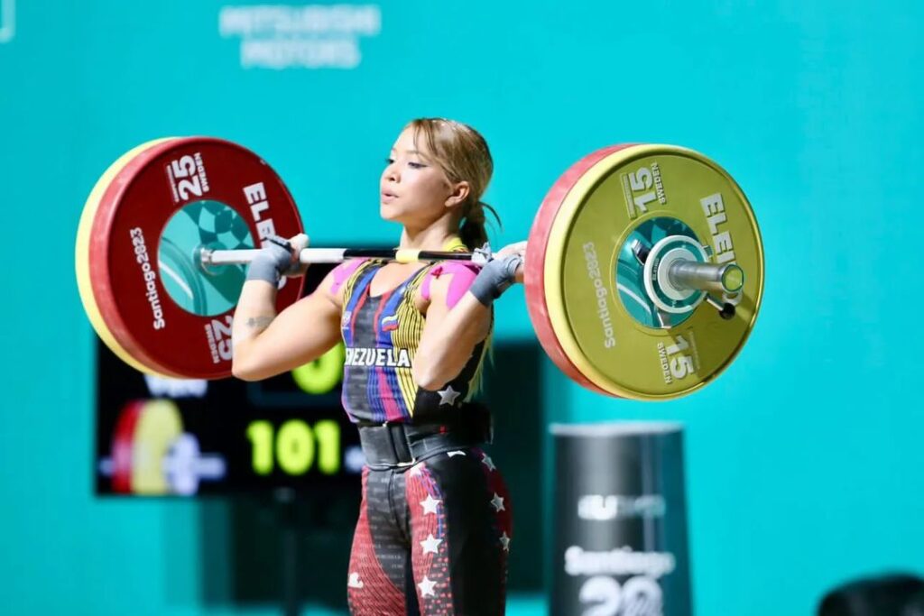 Cinco pesistas venezolanos se perfilan para París 2024 4 fundadeportes katherine echandia