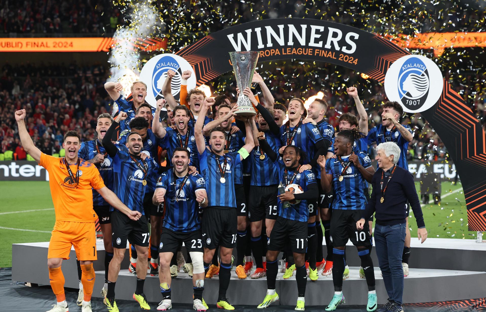 Atalanta superó al Leverkusen para levantar su primer título europeo