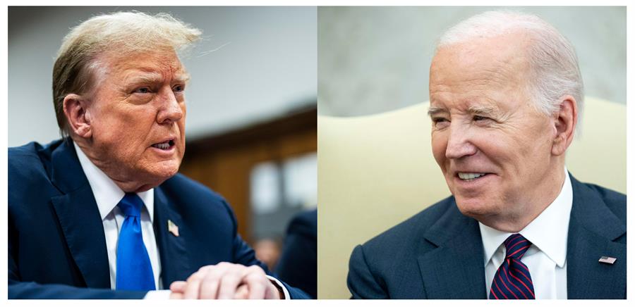 Biden y Trump acuerdan dos debates televisados