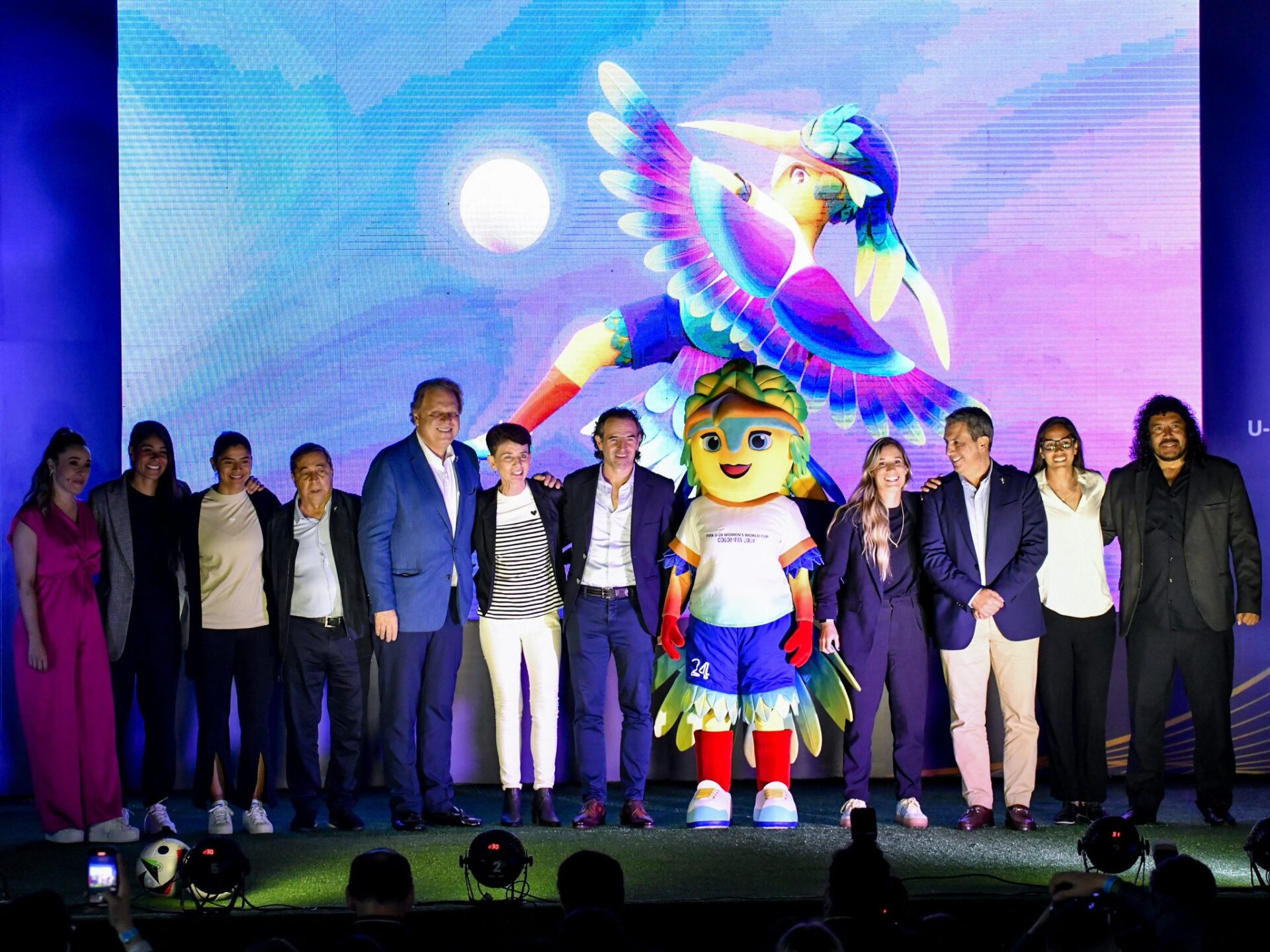 La colibrí Kinti: la mascota del Mundial Femenino Sub-20