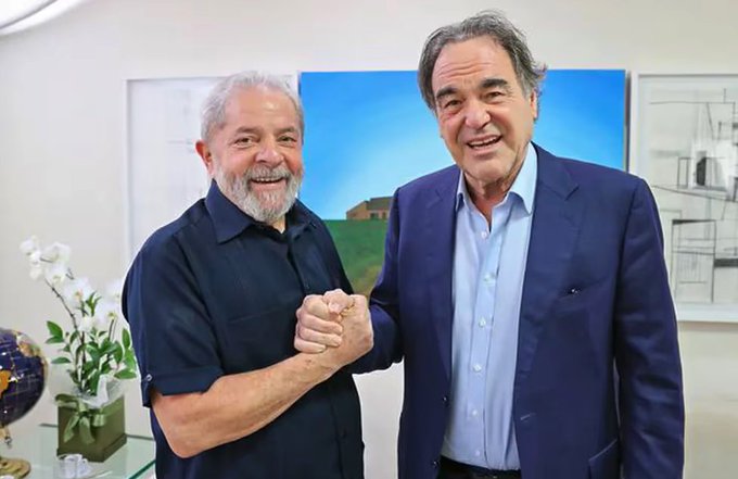 Lula y Oliver Stone