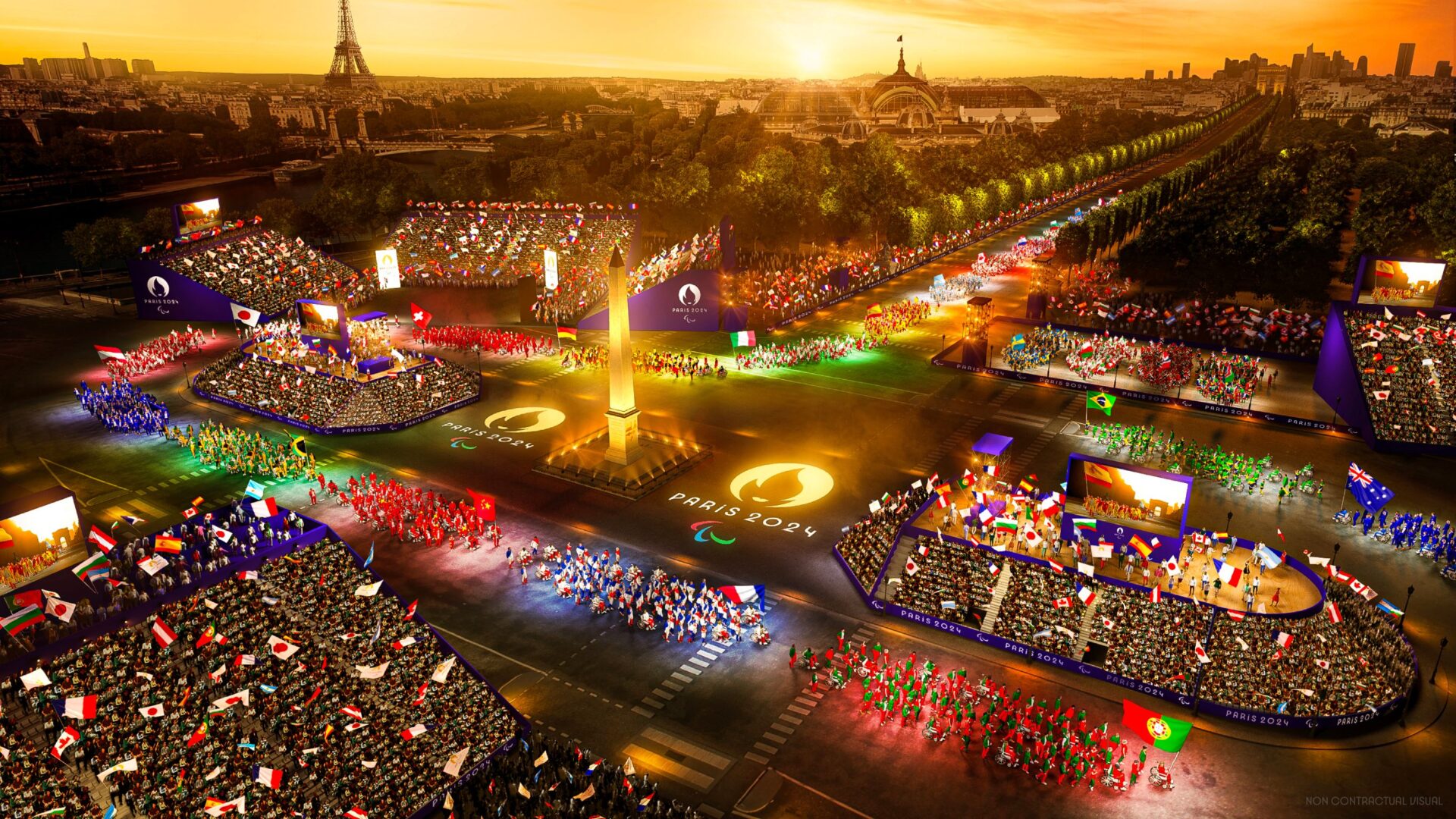 París 2024 ensaya la ceremonia de apertura de los Juegos Olímpicos
