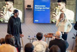 Visa incorporó a Rodrigo De Paul a su equipo de embajadores deportivos