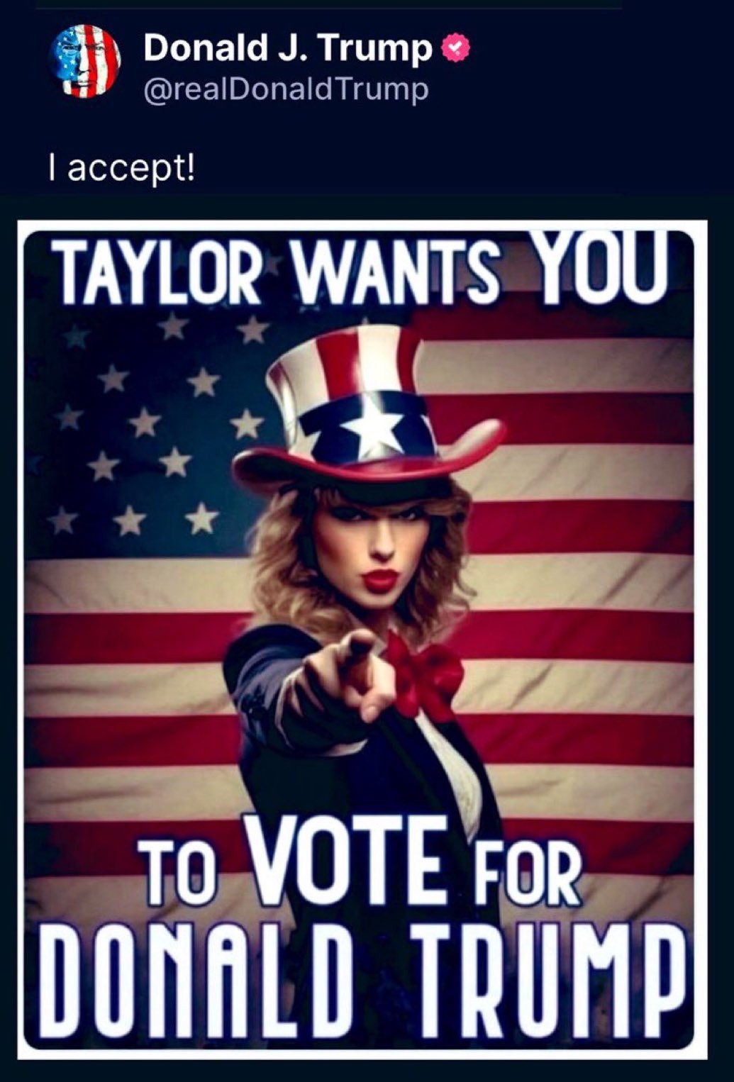falsas imágenes de Taylor Swif apoyando a Trump - Agencia Carabobeña de Noticias - Agencia ACN- Noticias Carabobo