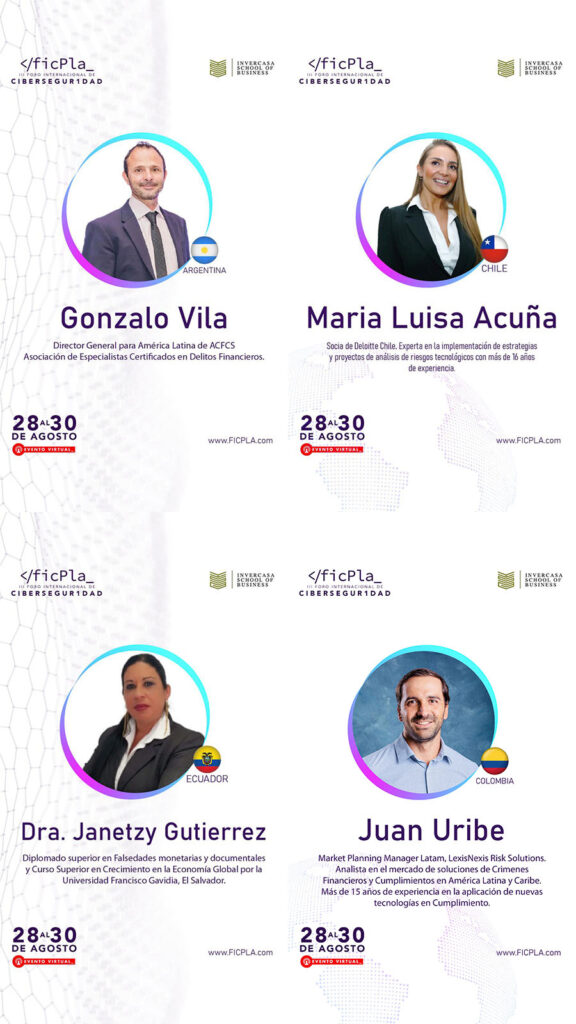 Algunos de los ponentes