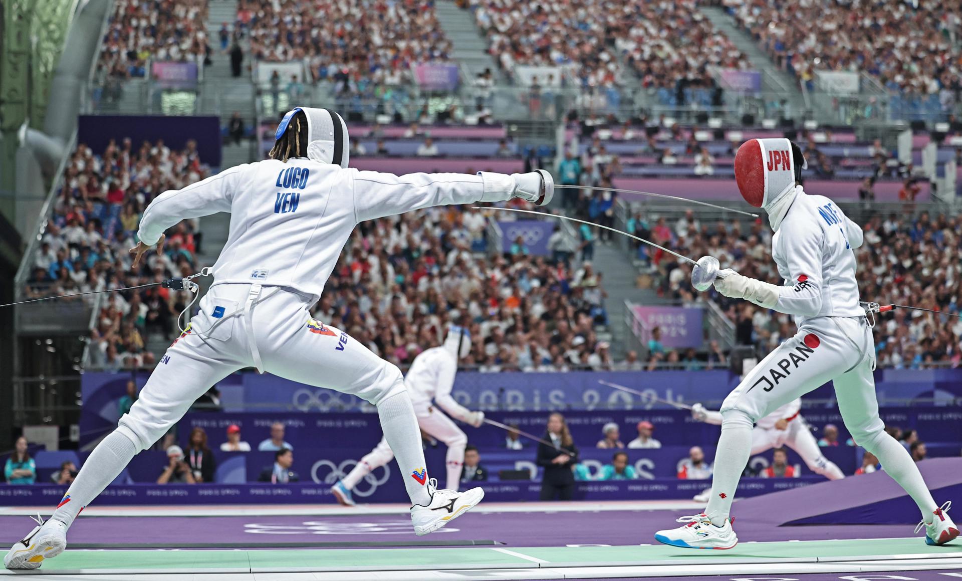 Equipo venezolano de espada aseguró diploma olímpico en París 2024