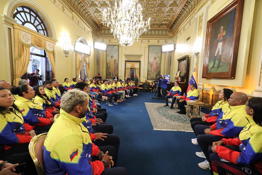 Delegacion paralimpica Nicolas Maduro