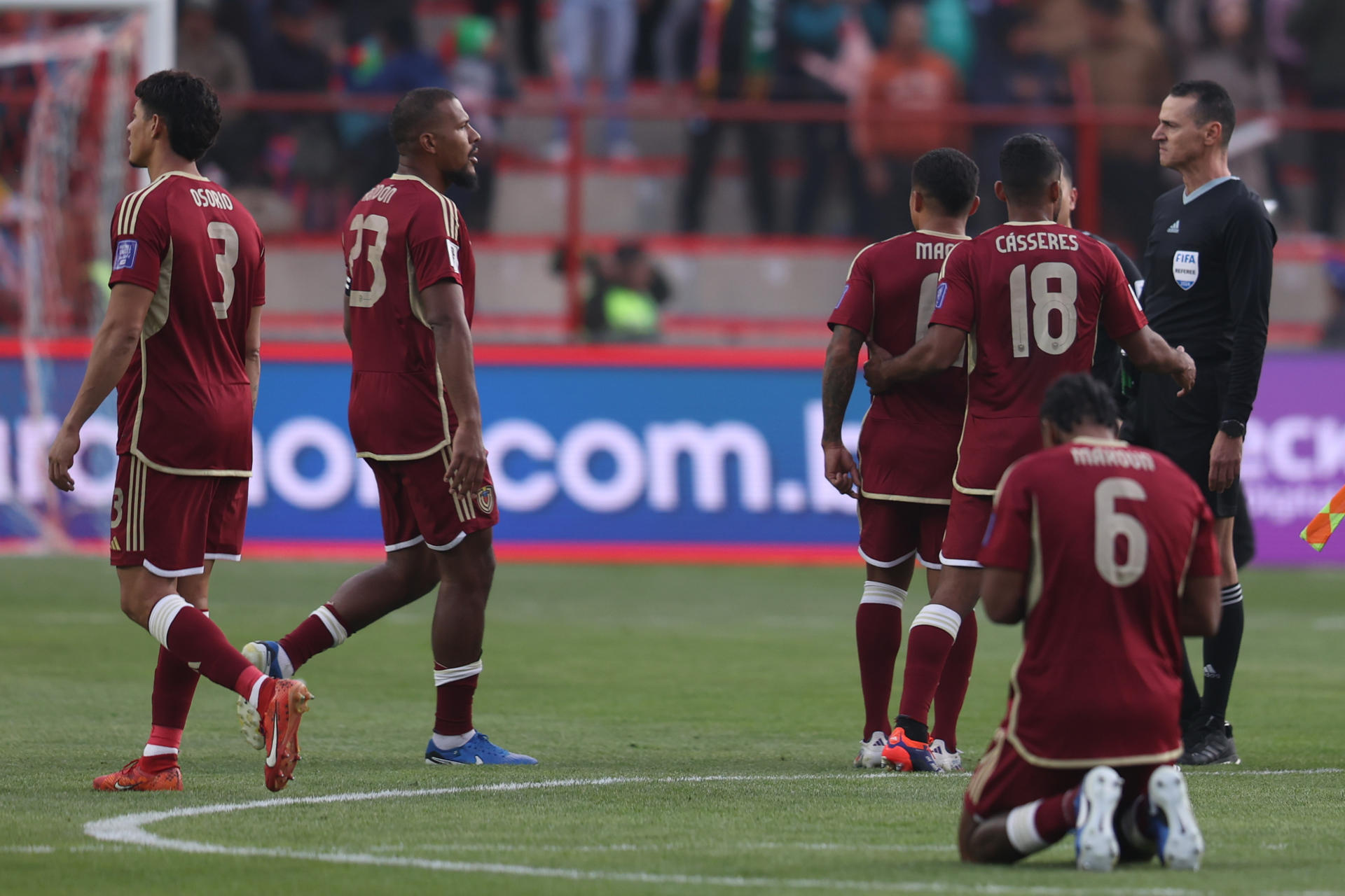 La Vinotinto cayó goleada en la altura boliviana