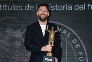 Messi recibió premio al futbolista con más títulos conferido por el diario Marca