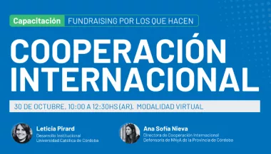 Capacitación: ¿Cómo obtener financiamiento internacional y no morir en el intento?