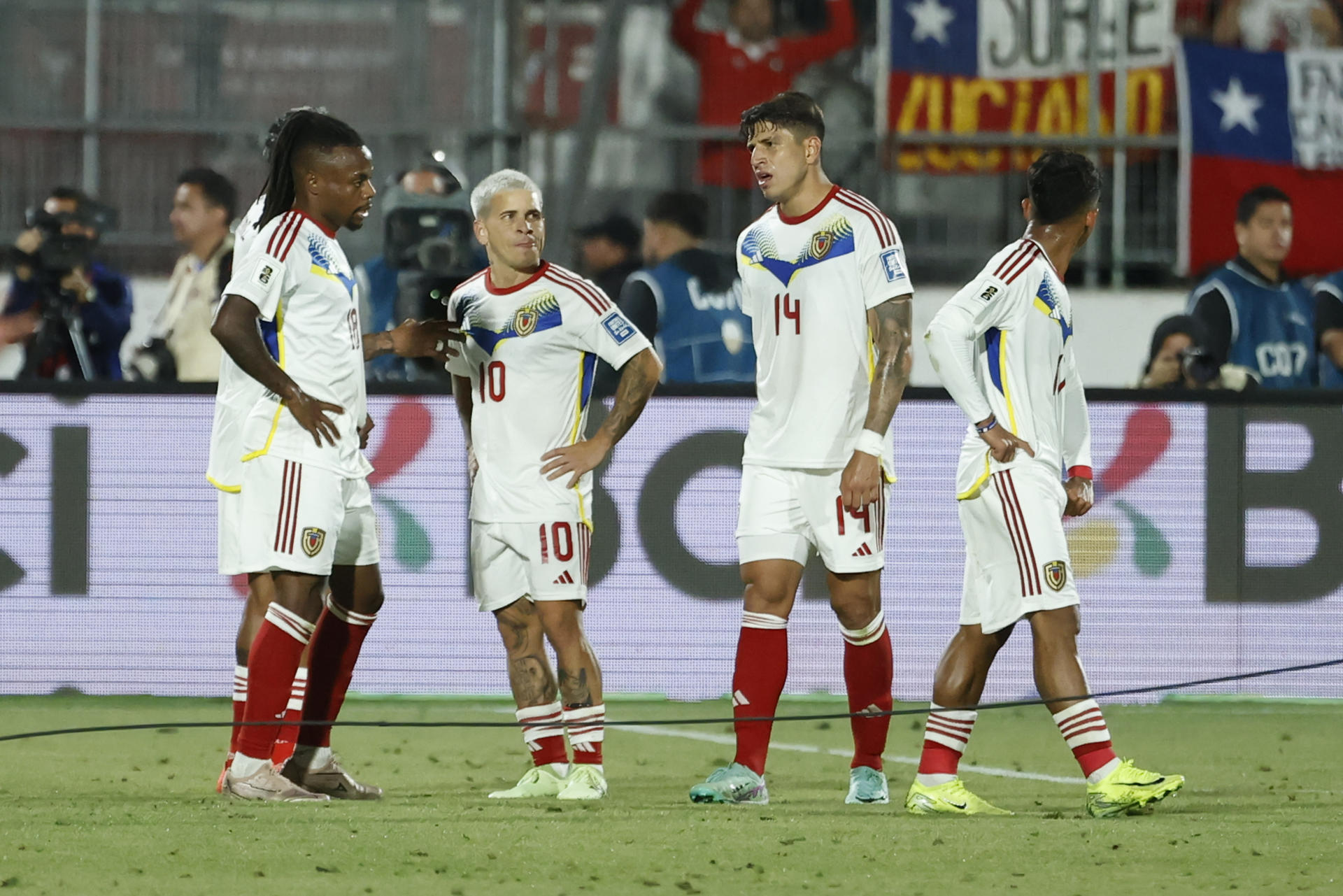 La Vinotinto perdió ante una Chile en crisis