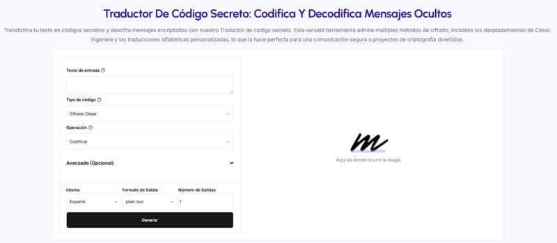 Herramientas Mensajes Secretos
