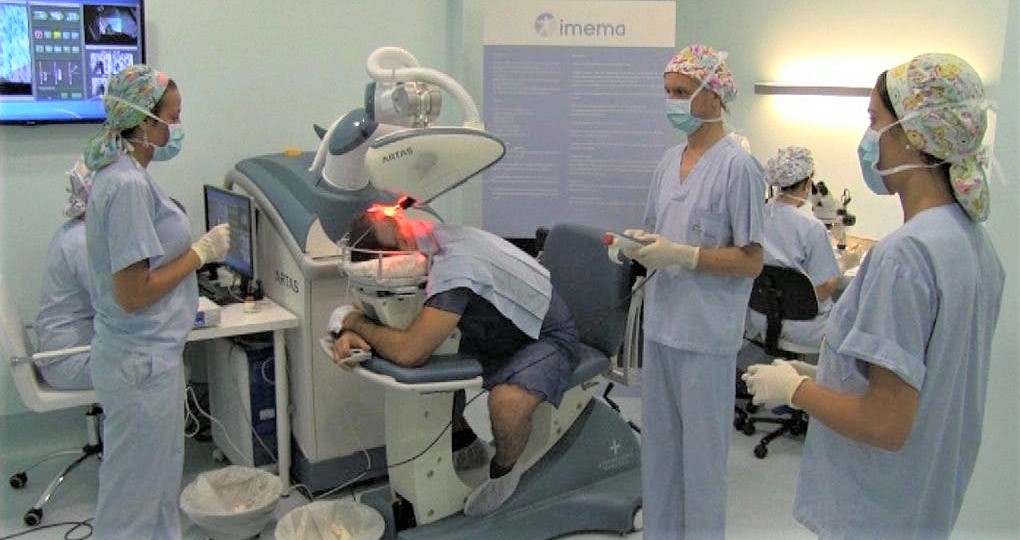 Anestesia en trasplante capilar