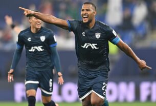 Salomón Rondón completó la goleada del Pachuca sobre el Botafogo