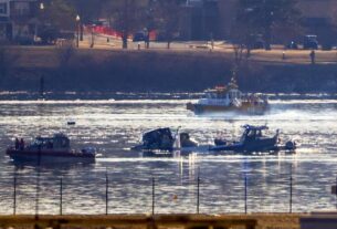 Rescatistas buscan a desaparecidos del accidente aéreo en Washington