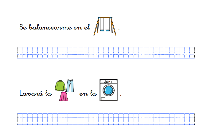 Caligrafía en PDF: recursos para trabajar dentro y fuera del aula Taller de caligrafía: uso de pictogramas