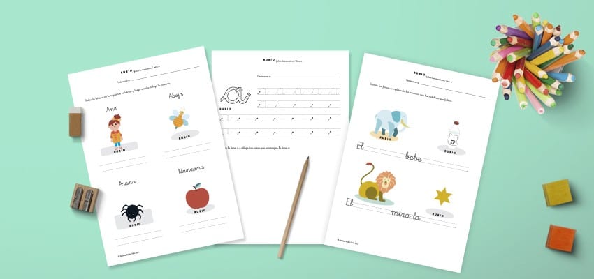 Caligrafía en PDF: recursos para trabajar dentro y fuera del aula cuadernillos rubio
