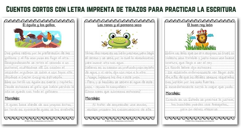 Caligrafía en PDF: recursos para trabajar dentro y fuera del aula Planas de ejercicios de escritura caligrafía en PDF