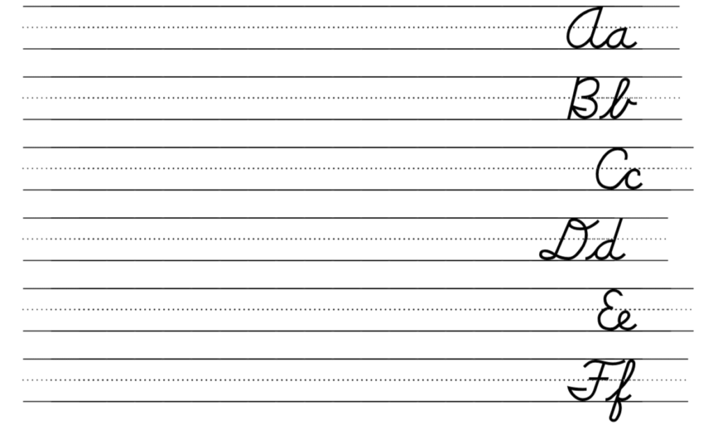 Caligrafía en PDF: recursos para trabajar dentro y fuera del aula zurdos
