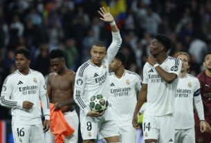 Triplete de Mbappé certificó la clasificación del Real Madrid