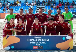 Venezuela sumó segundo triunfo en la Copa América de Fútbol Playa