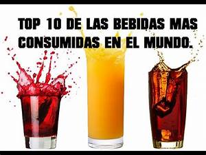 Cuáles son las 10 Bebidas Más Consumidas en el Mundo
