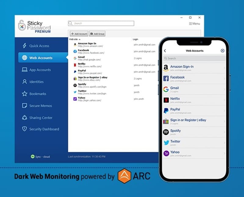 Los mejores gestores de contraseñas gratuitos Sticky Password