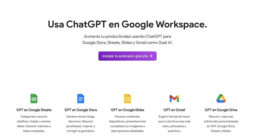 10 herramientas con IA que facilitan el trabajo con hojas de cálculo GPT Workspace